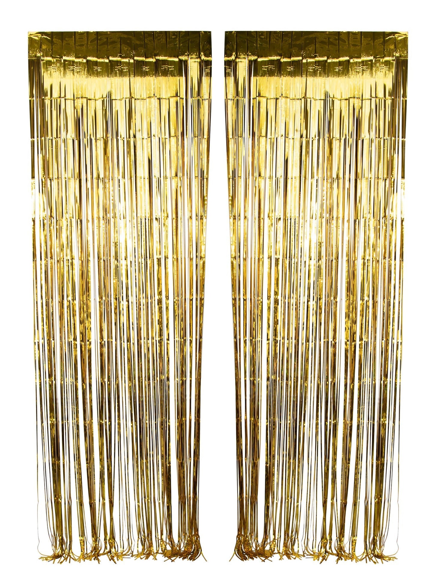 Gold Foil Fringe Curtain, 2 Count